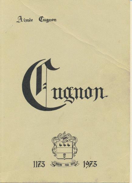 Le livre de Madame CUGNON INGEVELD